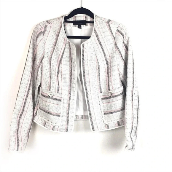 Laundry by Shelli Segal Short Tweed Blazer Sz 8 - Picture 1 of 5